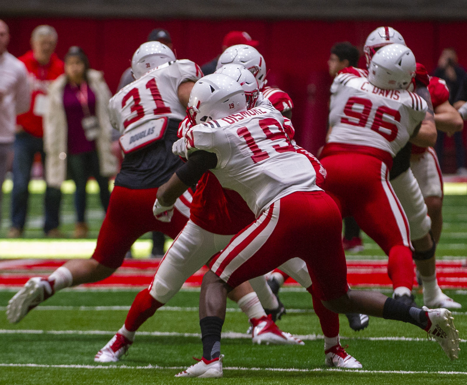 Spring football practice, 3.11.2019